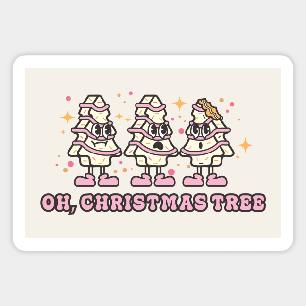 Oh, Christmas Tree Magnet by Nessanya